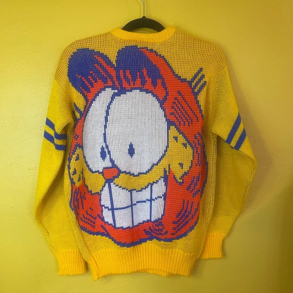 SOLD-Rare Vintage 1973 Garfield, The big cat sweater - Picture 9 of 9